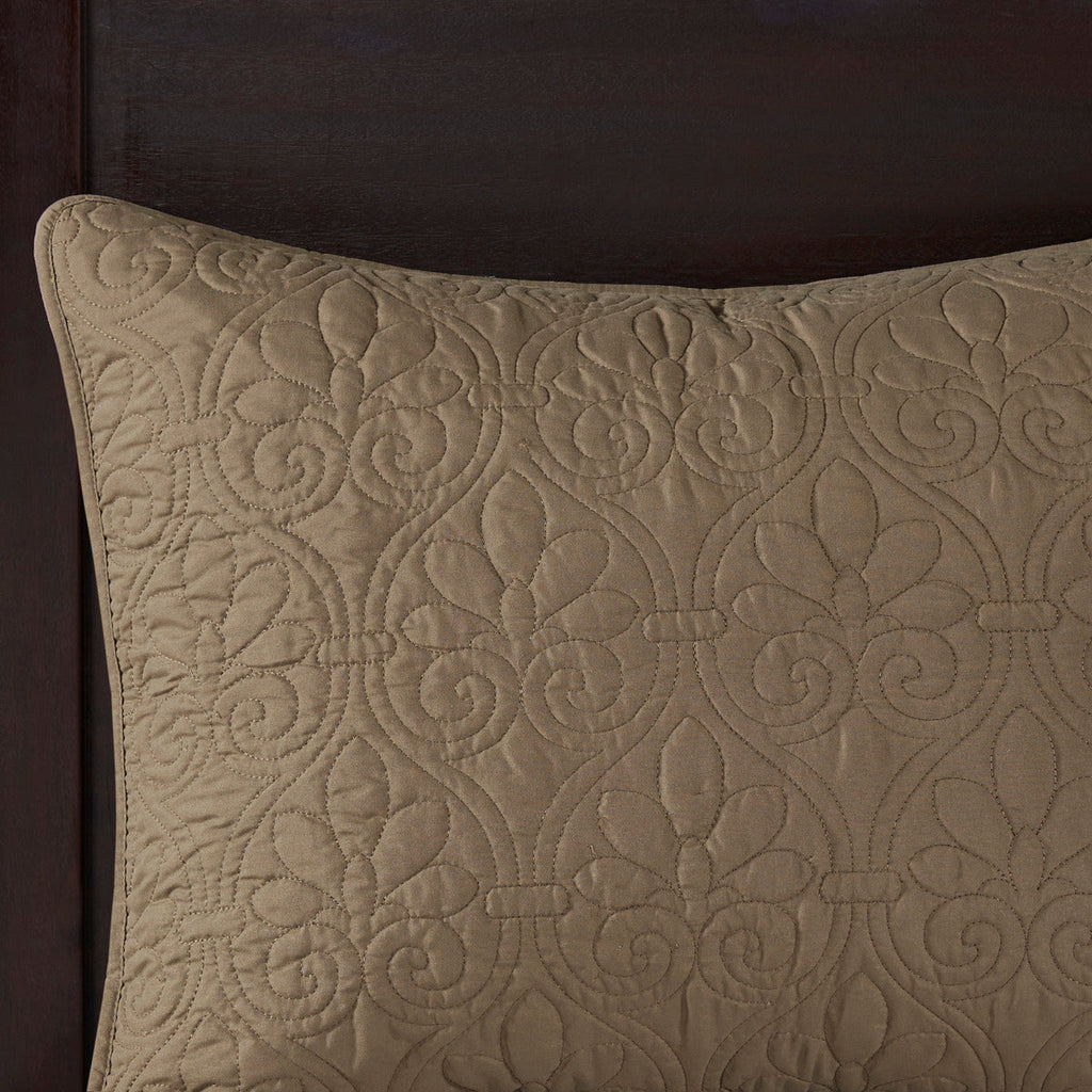 Reversible Quilt Set Mocha King/Cal King
