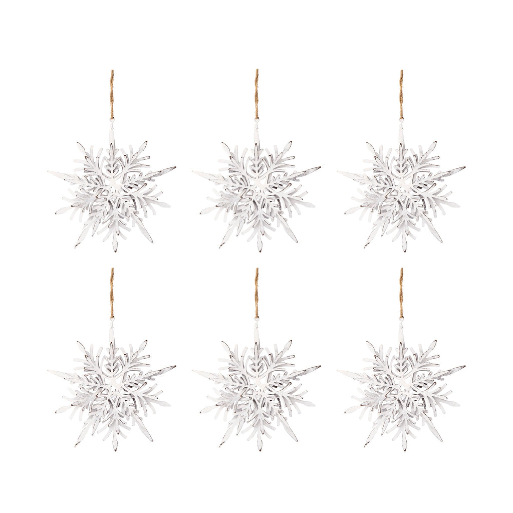Iron Snowflake Hanger - Set of 6