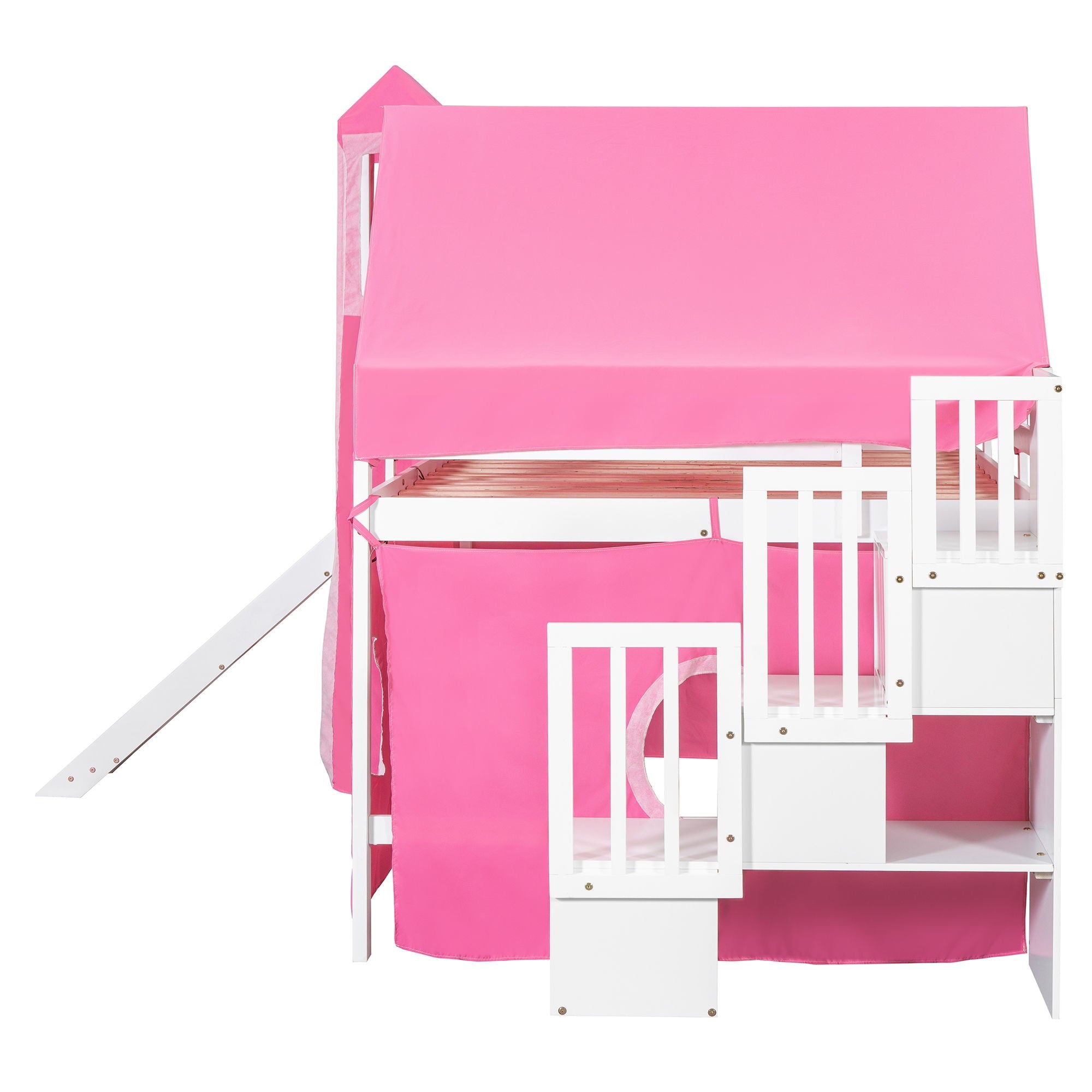 Loft Bed With Tent And Tower