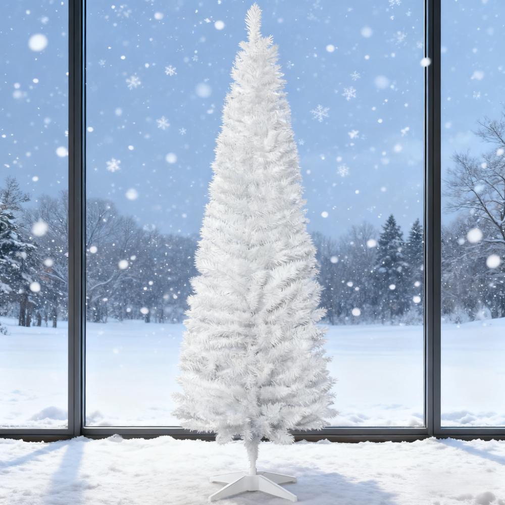 Slim Christmas Tree with Realistic Branches