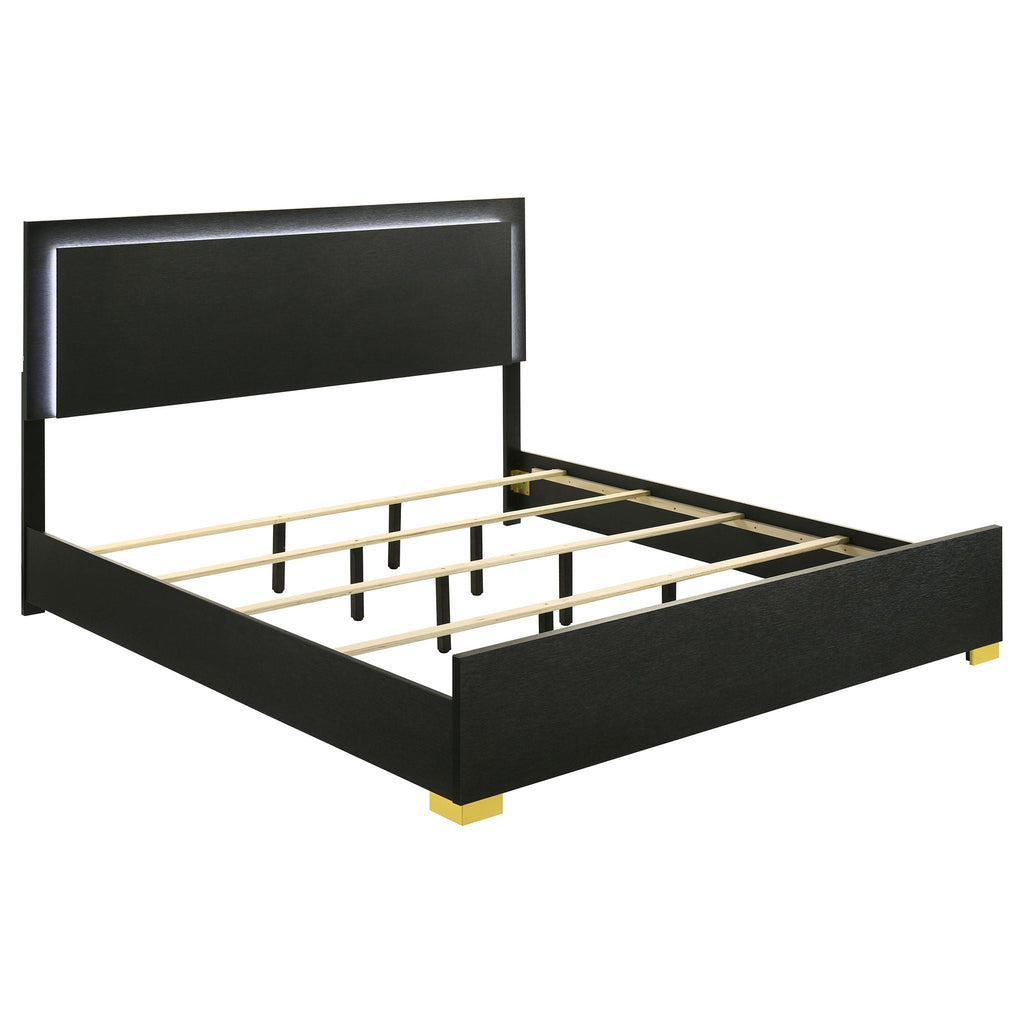 Marceline 4-piece Eastern King Bedroom Set Black