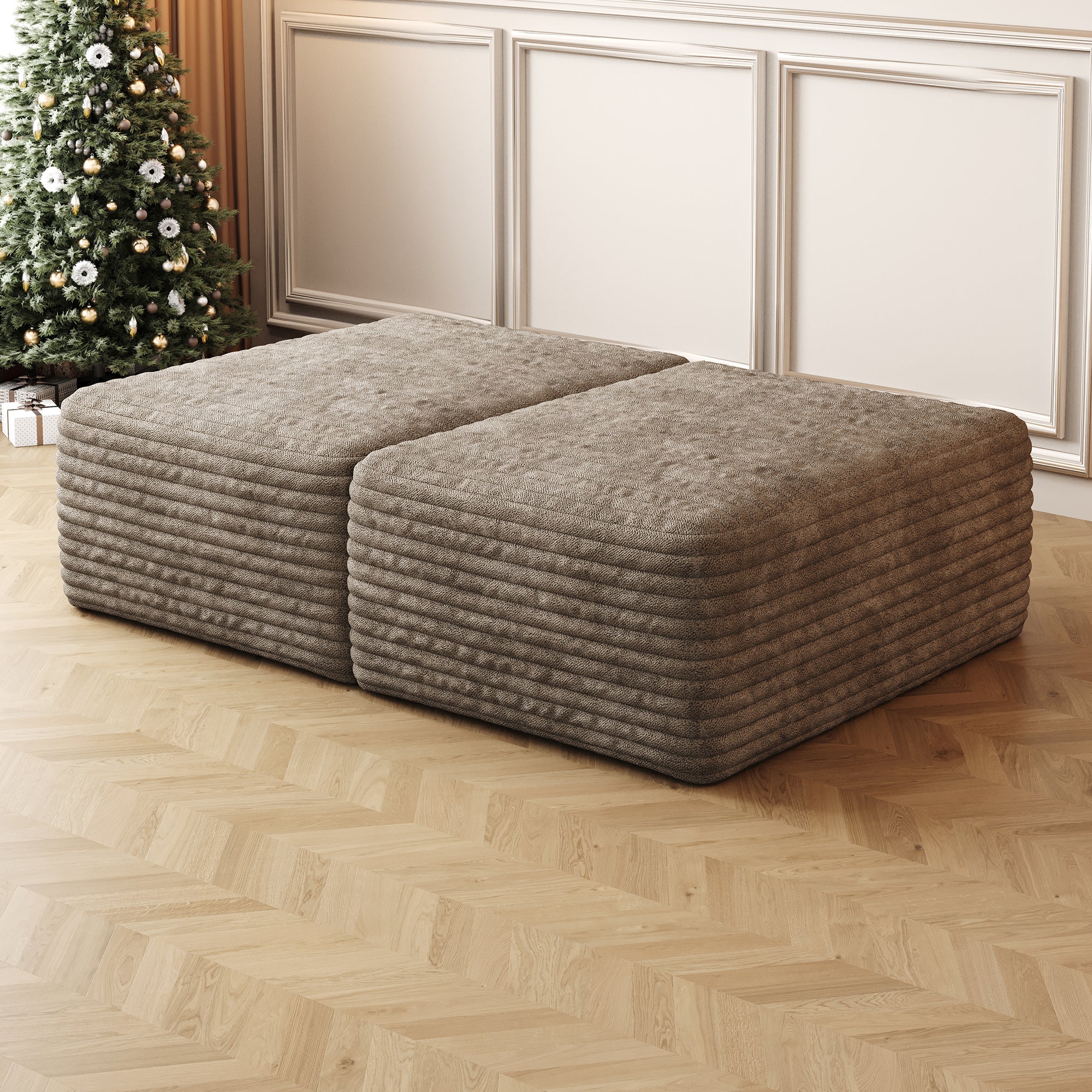 37.40" Sofa Ottoman - No Assembly Required