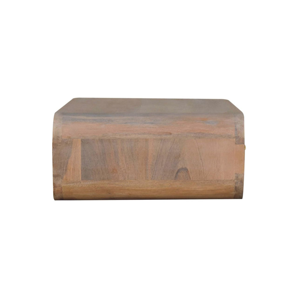 Solid Wood Sonoma T-Bar Wall-Mounted Nightstand, 1-Drawer