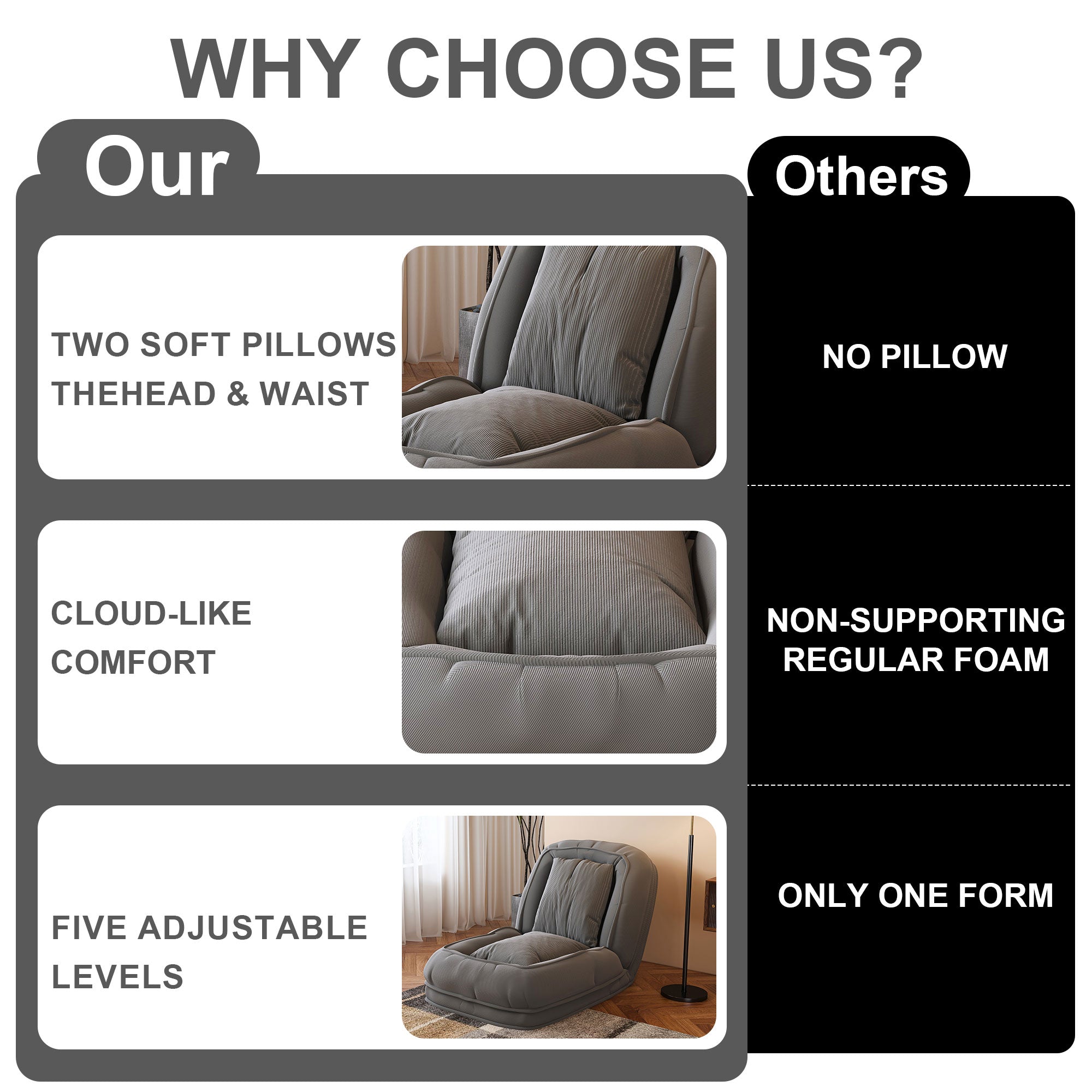 Upholstered Human Dog Bed for Adults and Pets