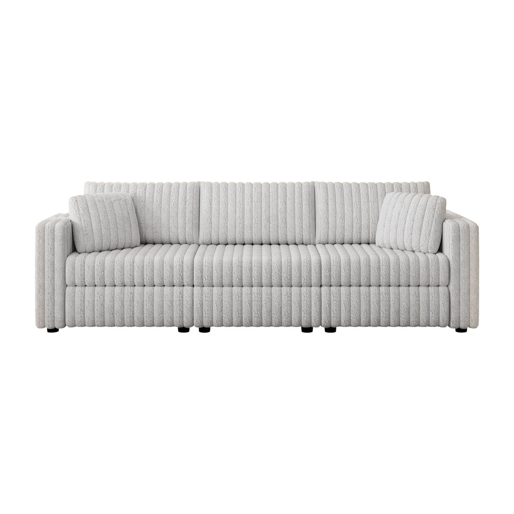106.3" Soft Modular 3-Person Sofa