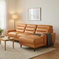 Clarion Genuine Leather Sectional
