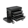 3-Drawer Tool Chest Rolling Mechanic Seat with Tool Trays