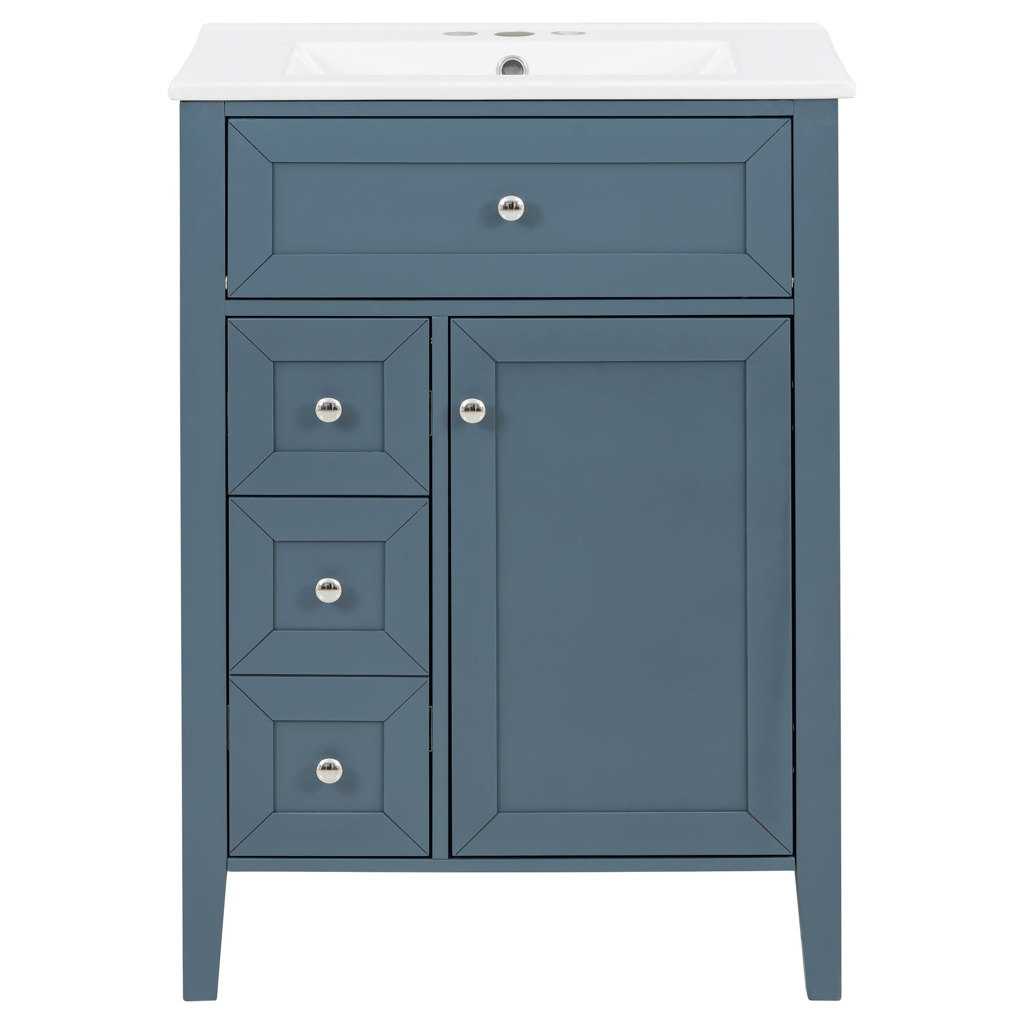 Bathroom Vanity With Sink, Soft Closing Cabinet