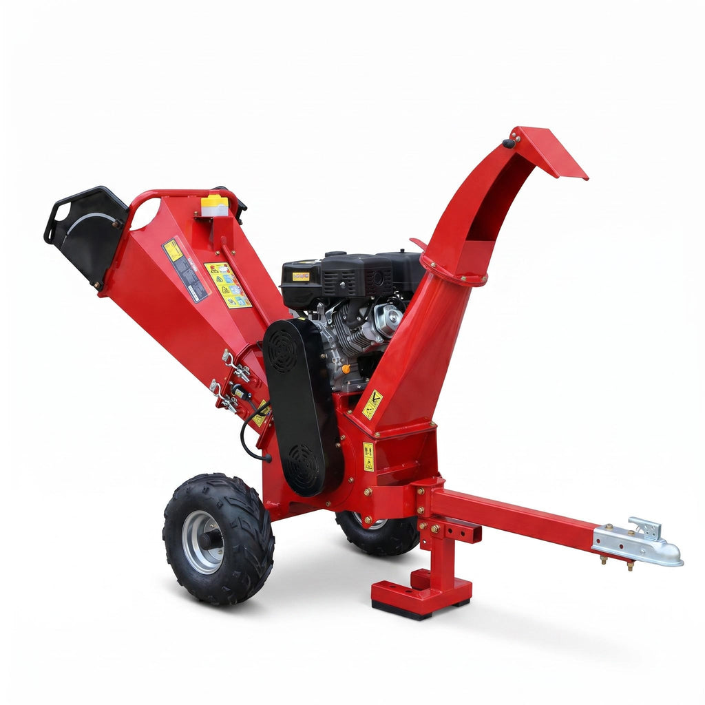 Small Wood Chipper for Home Towable Wood Chipper with 5in Chipping Capacity
