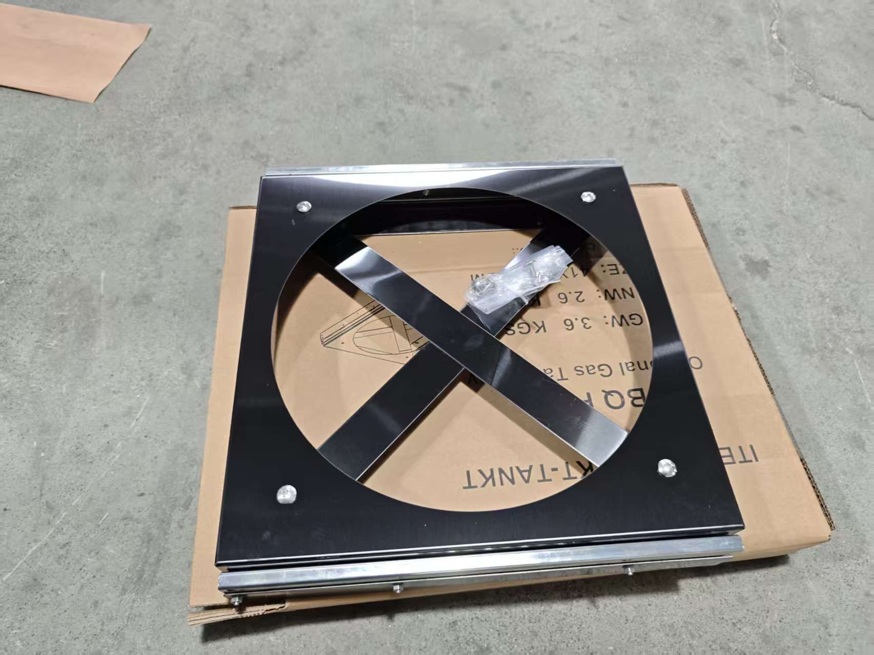 Black Gas Cylinder Pallet Stainless Steel 6B01 4B03
