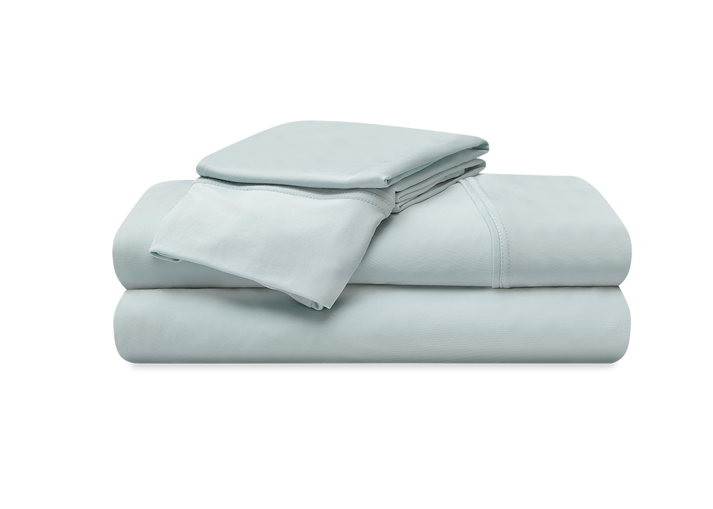 BedGear Vertex Sheet Set, Misty Blue, Split King / Split Cal King