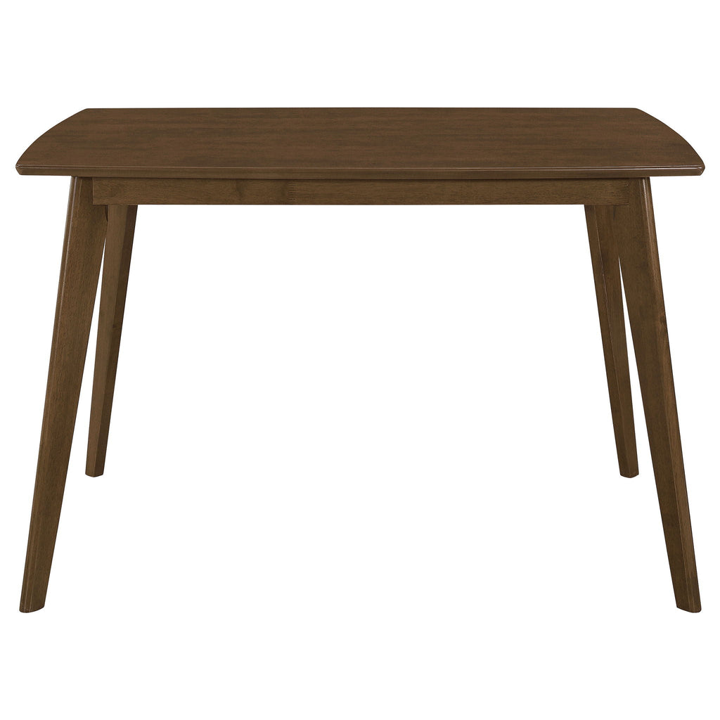 Kersey 5-piece Rectangular Dining Table Set Chestnut