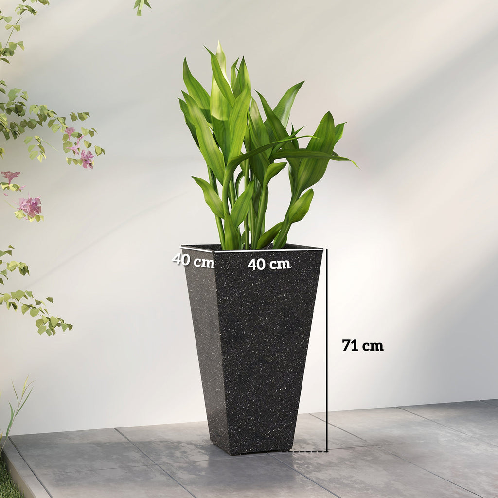 Outsunny 28" Tall Planters, Set of 3