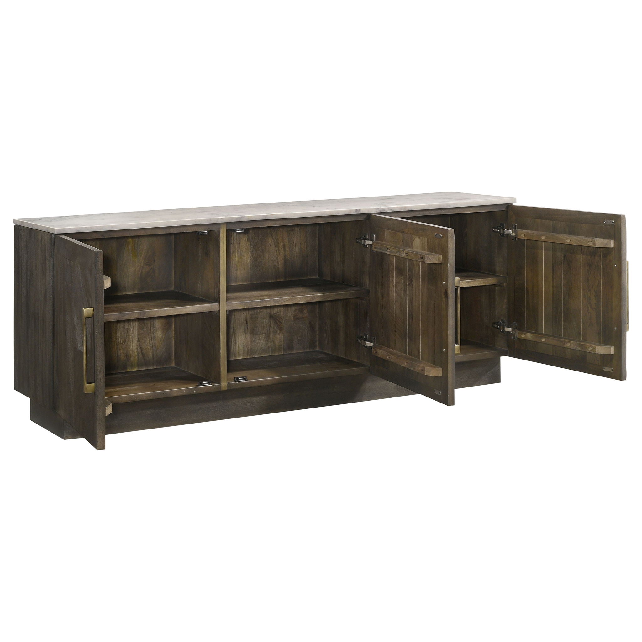 Metzger - 3 Door Sideboard Buffet - Gray