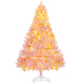 HOMCOM 6' Tall Prelit Christmas Tree