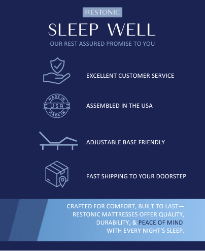 Restonic ComfortCare Hybrid Restful Nights Euro Top Plush California King