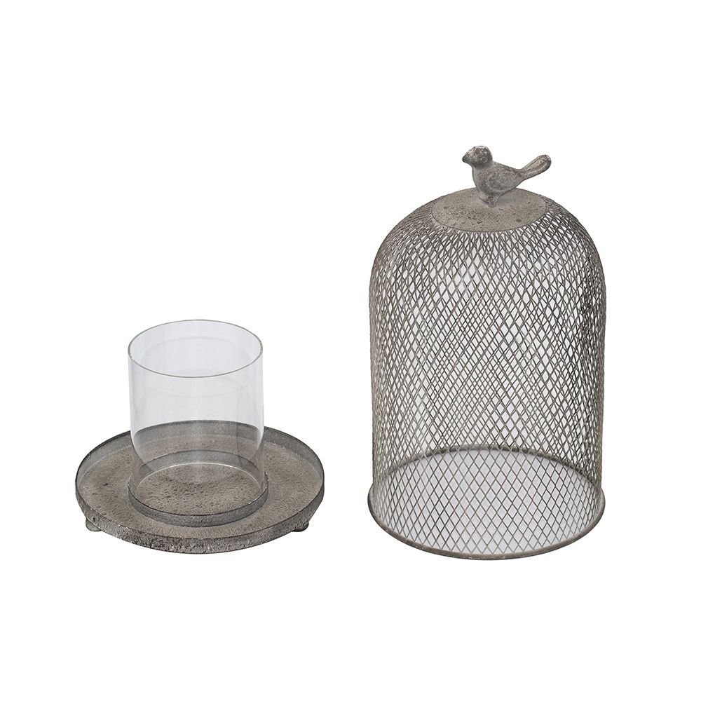 Ophira Sparrow Candle Holders (Set of 2) - Antique Gray