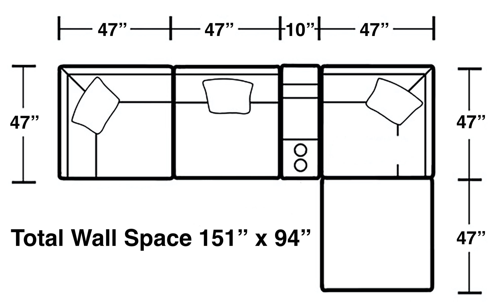 Posh - Modular Sectional And Ottoman