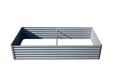 6x3x1ft Galvanized Raised Garden Bed