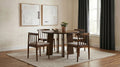 Strouse 5-piece Dining Set Wheat and Walnut