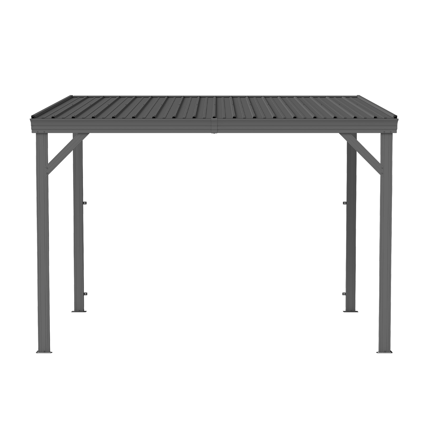 8' x 10' Lean To Gazebo with Upgraded Drainage System