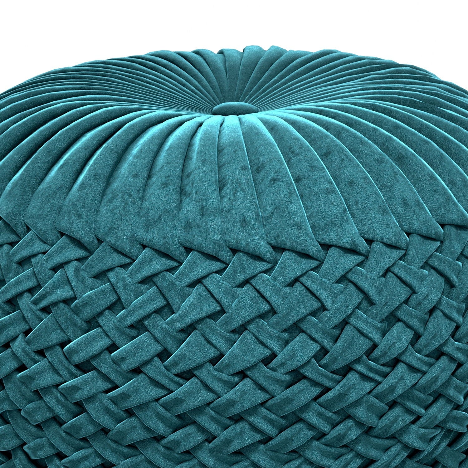 Grafton - Handcrafted Round Pouf