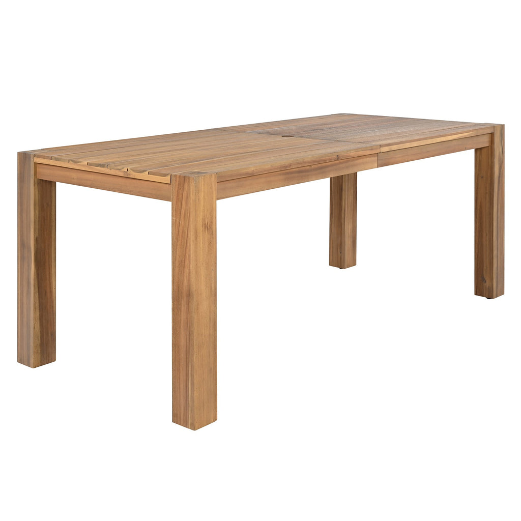TREXM Patio Table and Chairs Set, 7-Piece Outdoor Dining Set for 6