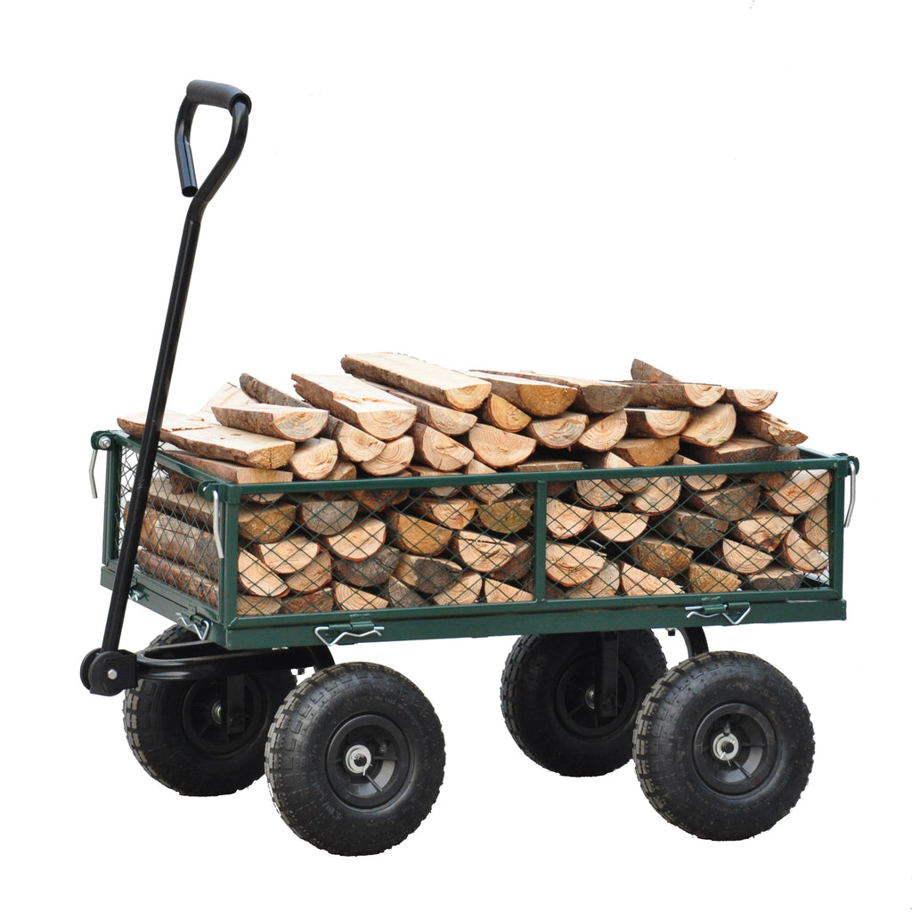 Wagon Cart Garden Cart Trucks in Green