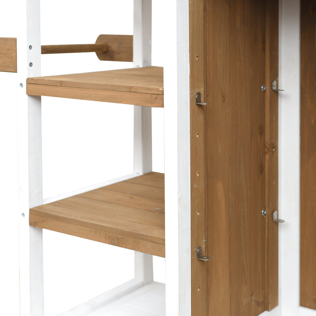 Foldable Outdoor Kitchen Island Patio Prep Station