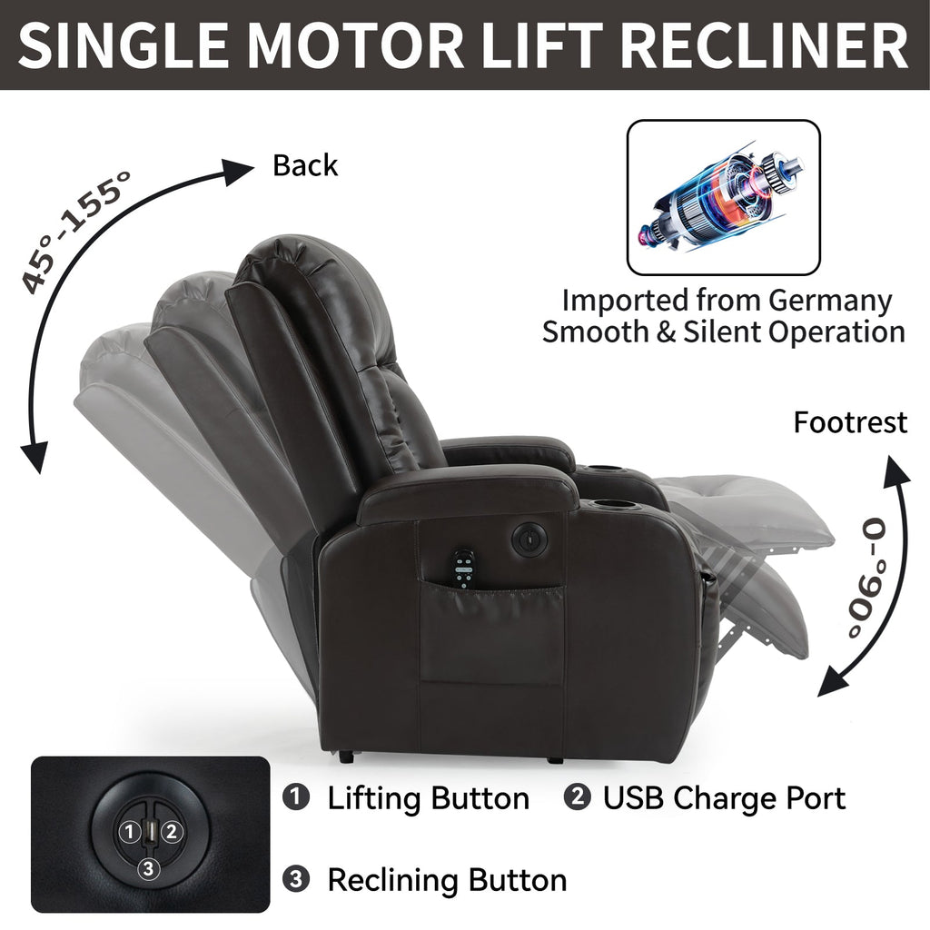 ComfortMax Infinite Position Power Lift Recliner Chair