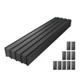 72.8IN Galvanized Metal Roof Panels - 10 PCS