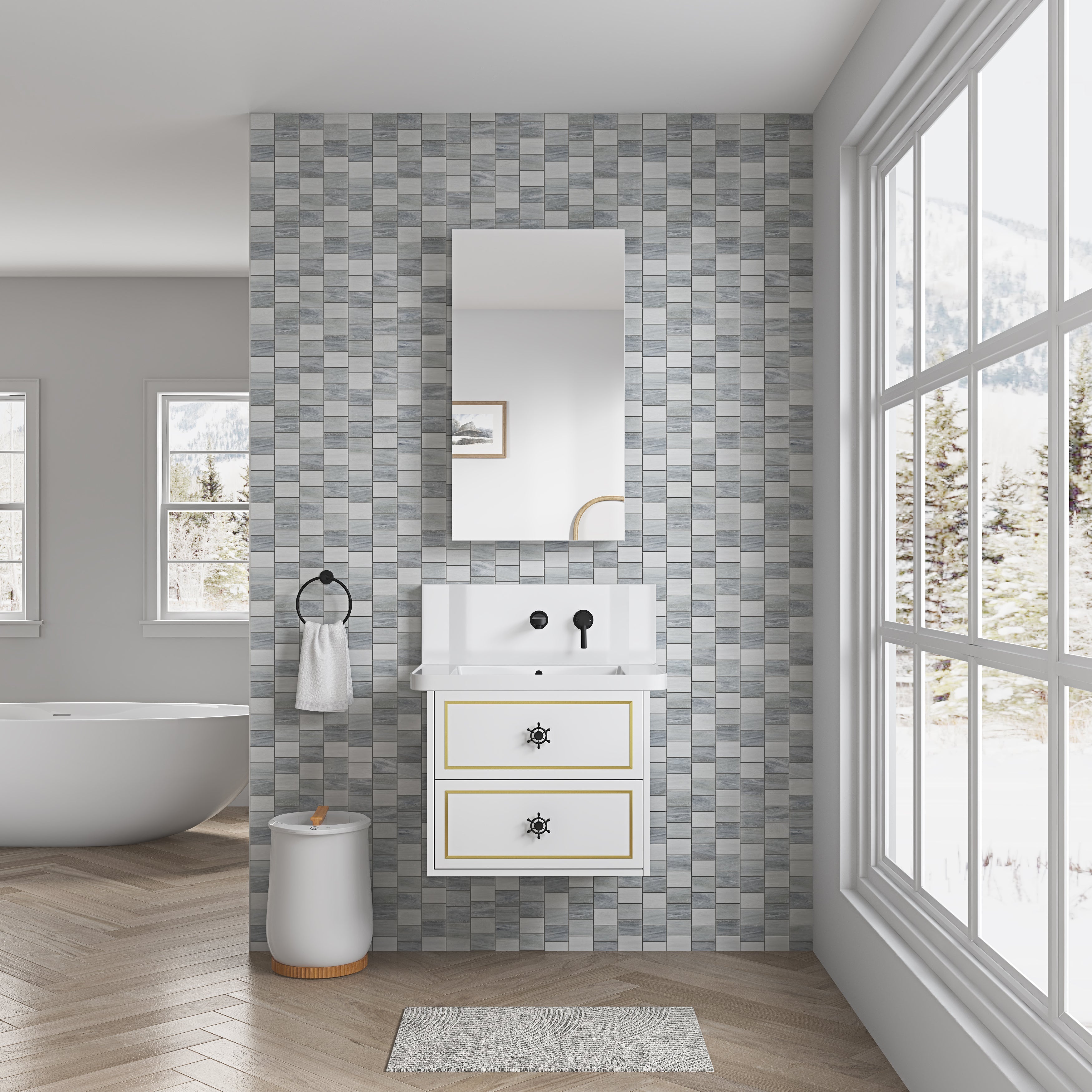 Frameless Mirror Medicine Cabinet