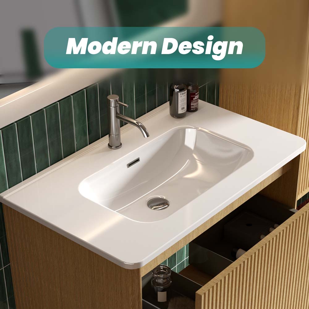 BB04-30-301 Integrated Bathroom Sink