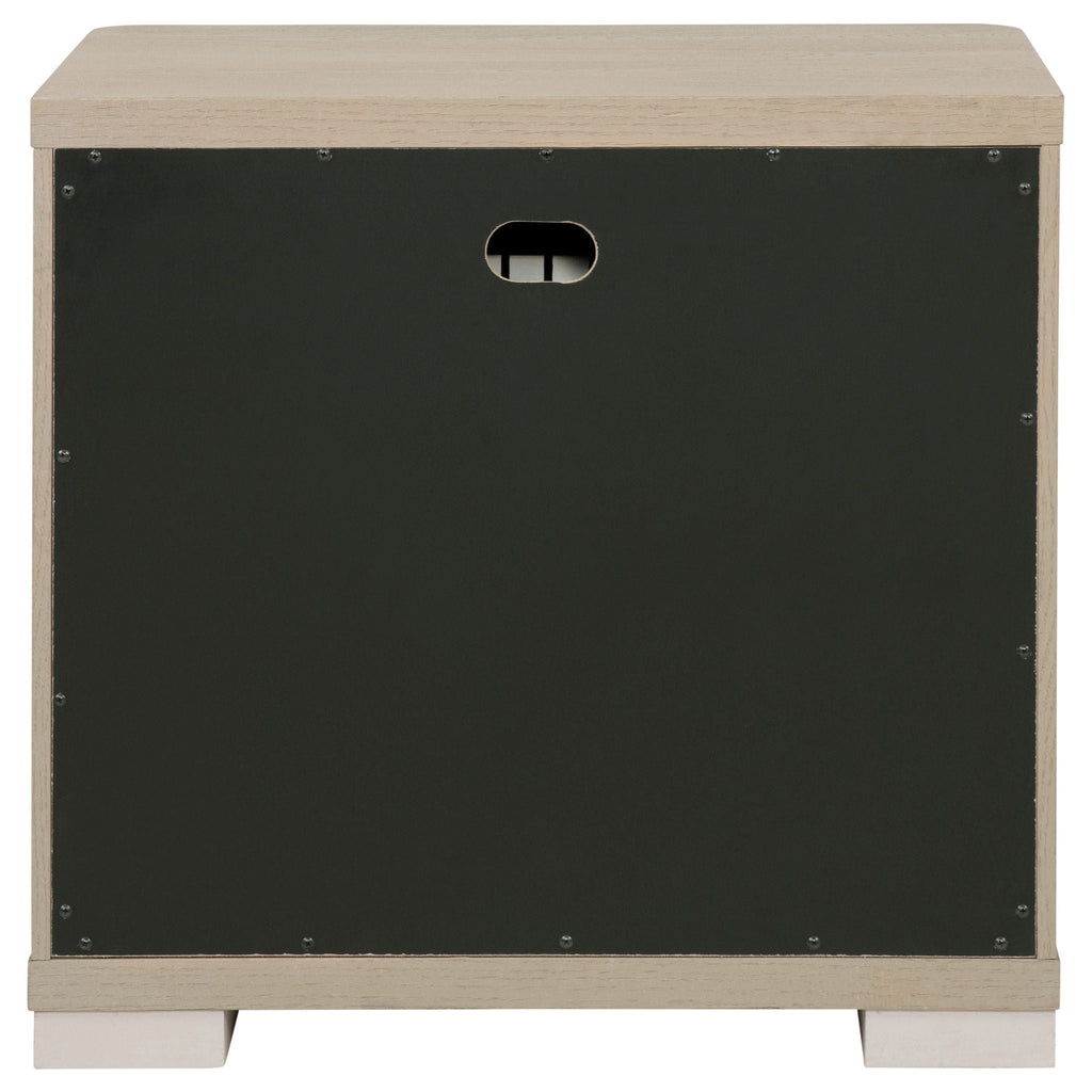 Mirador - 2 Drawer Nightstand Bedside Table - Natural