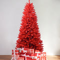 7FT Red Christmas Tree