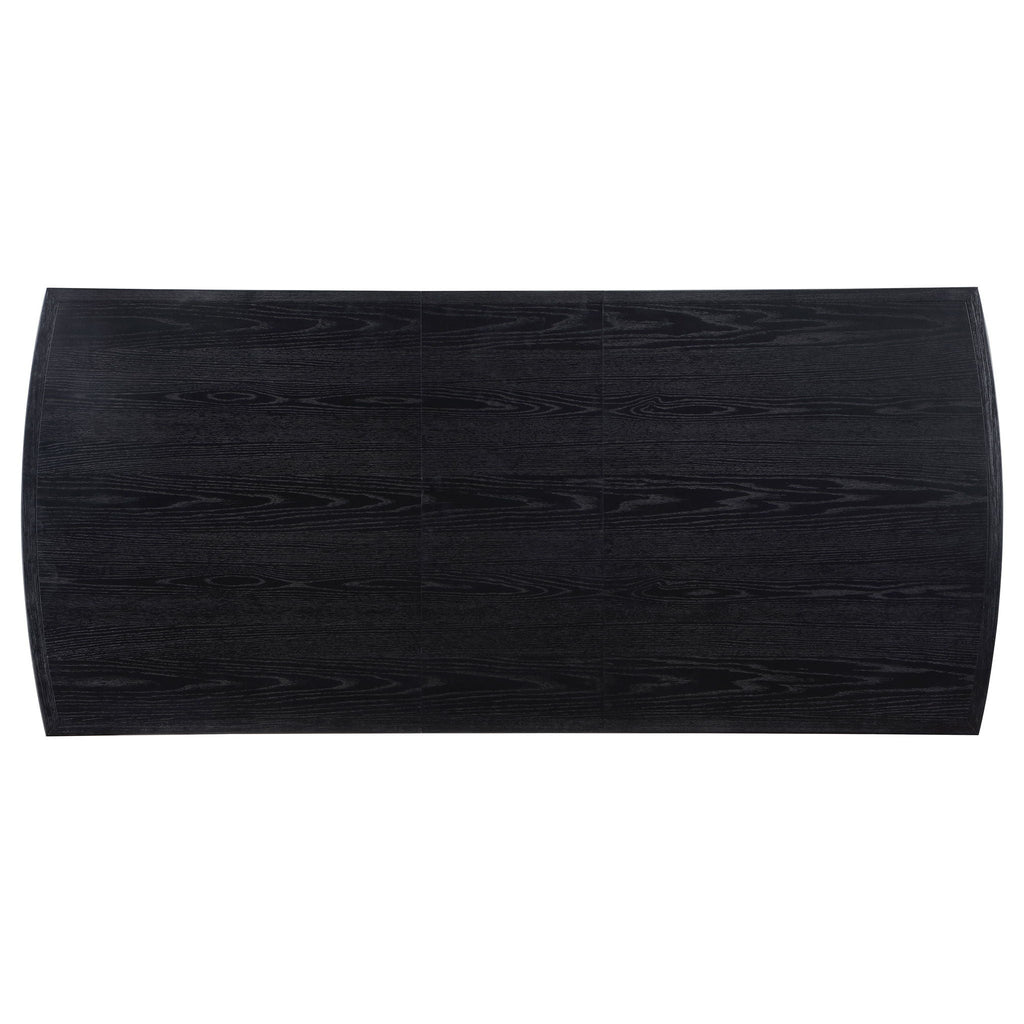 Mason - Removable Extension Leaf Dining Table - Black