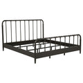 Rocco All Wood Water Pipe Open Frame Eastern King Bed Dark Bronze