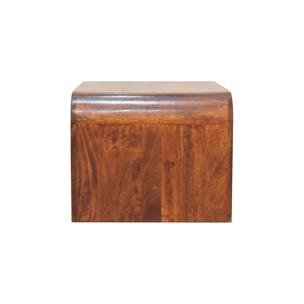Solid Wood Darcy Coffee Table, 2-Drawers, Chestnut