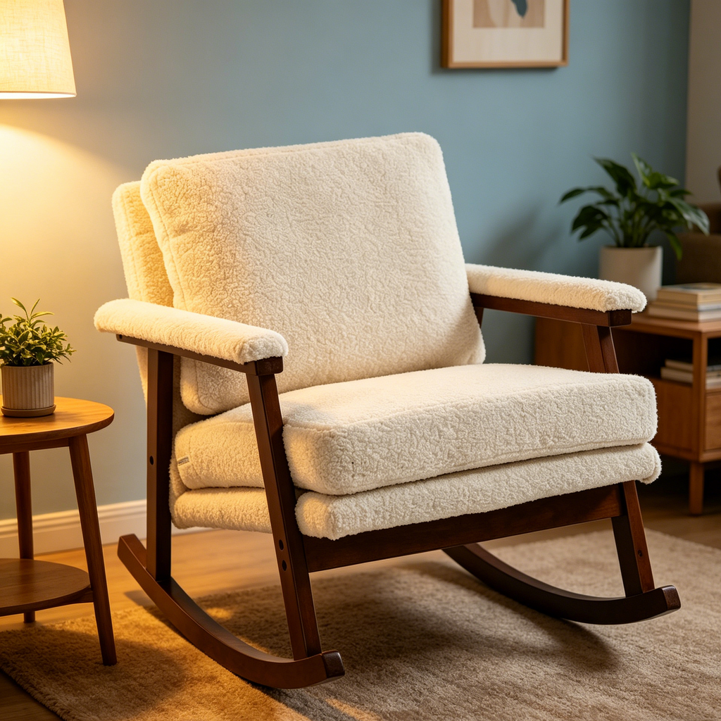 Mid Century Modern Accent Rocking Chair