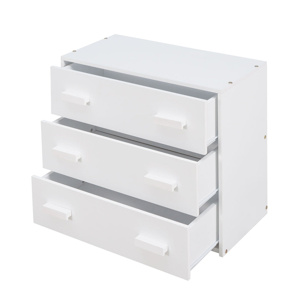 Loft Bed With Cabinet And Shelf