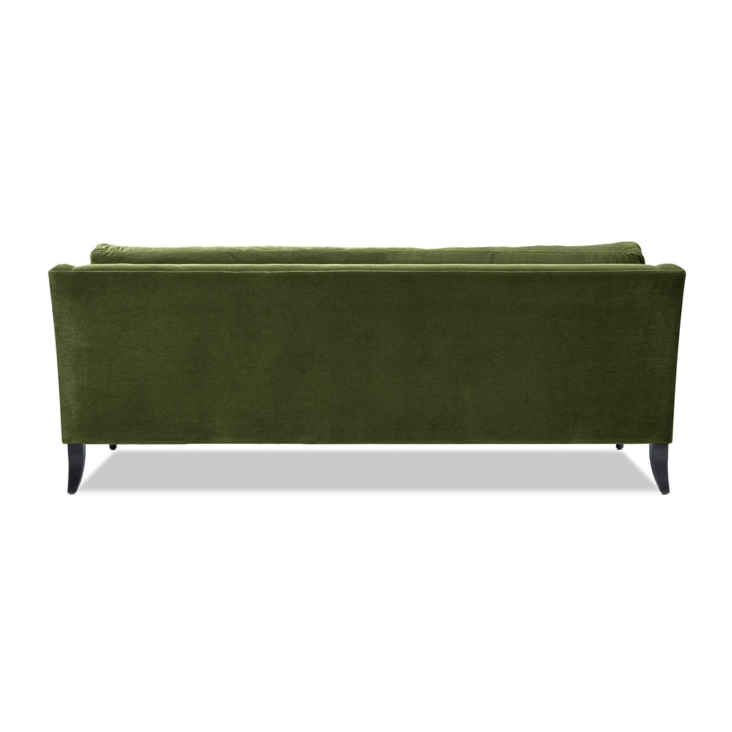 Josephine 84.5" Upholstered Modern Sofa, Olive