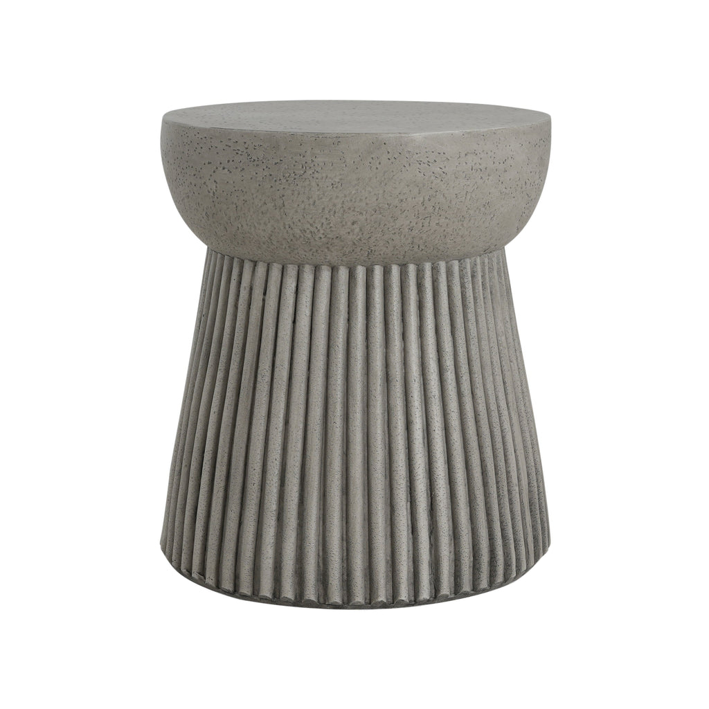 Outdoor Lightweight Concrete Side Table
