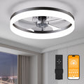 19.7" LED Ceiling Fan Light with Remote & App Control