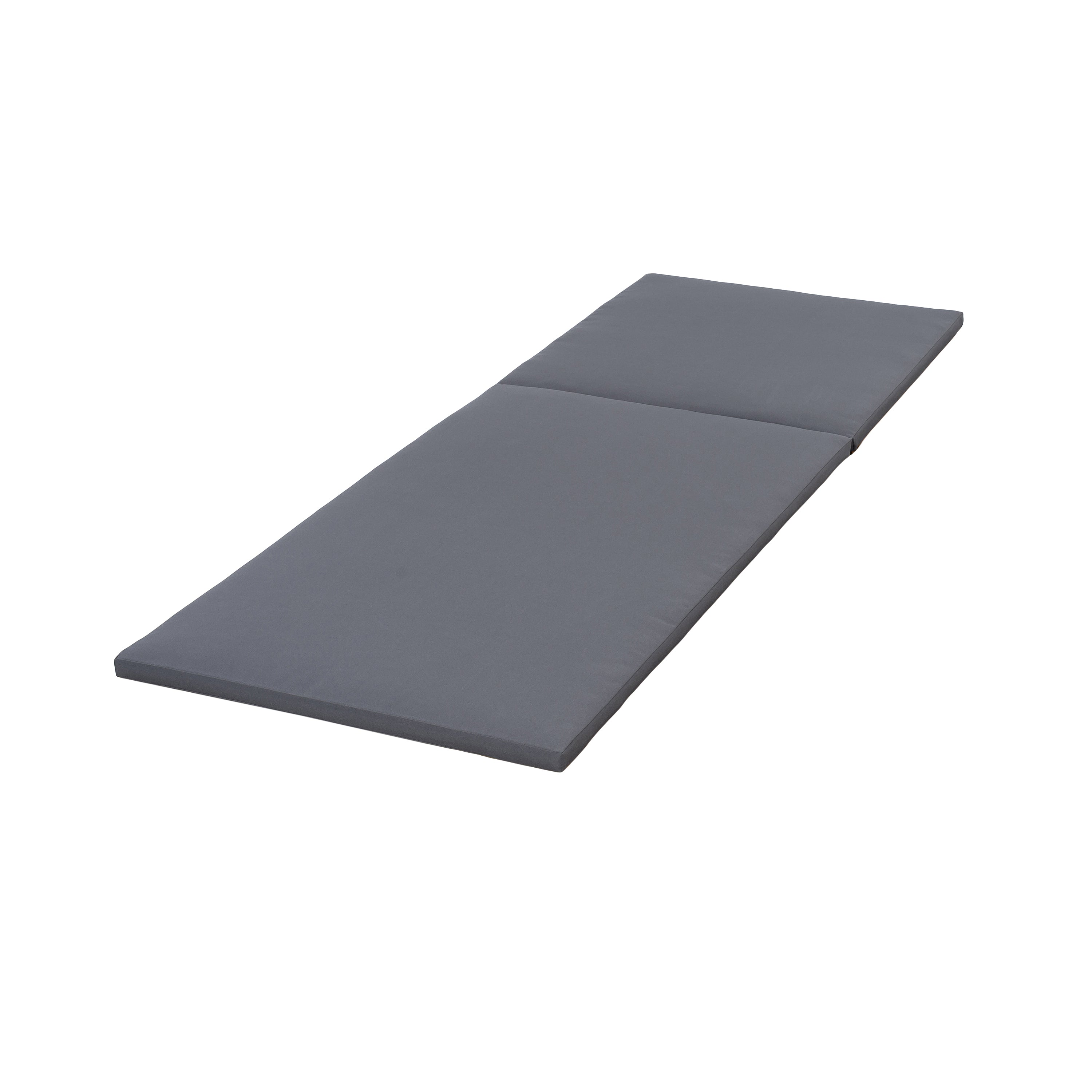 2" Thick Chaise Lounge Cushion in Dark Grey