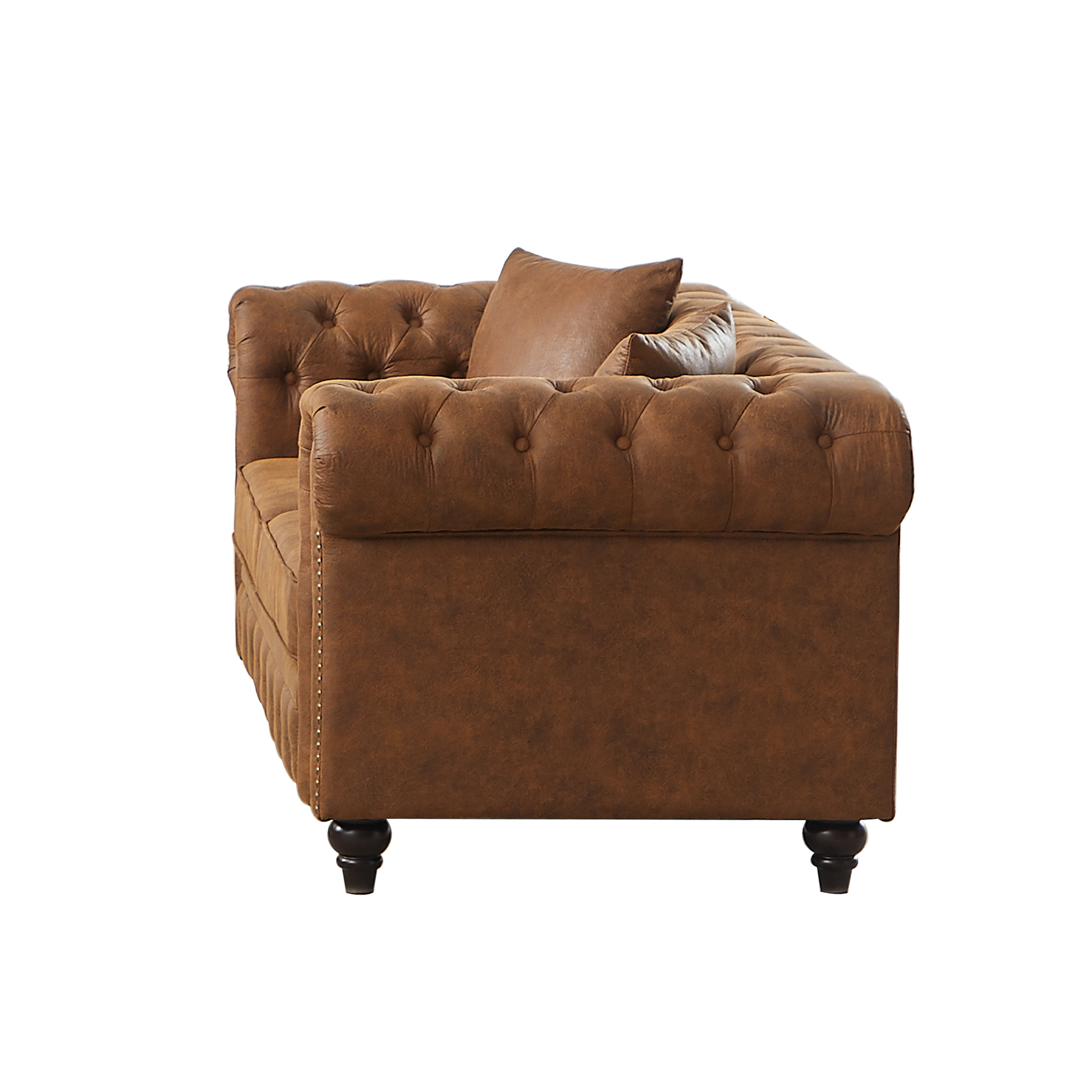 FX 63.5" Contemporary Design Chesterfield Sofa