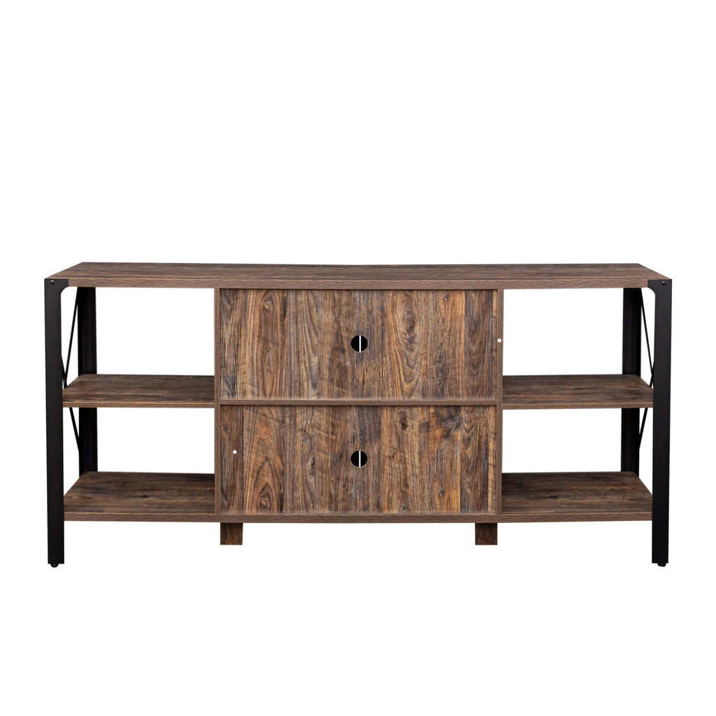 Industrial 80 Inch TV Stand for Living Room & Bedroom