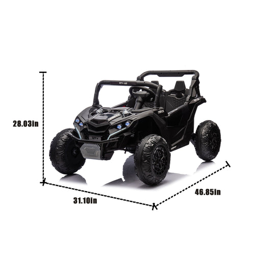 24V Two-Seater Kids Ride-On UTV with Parental Remote Control