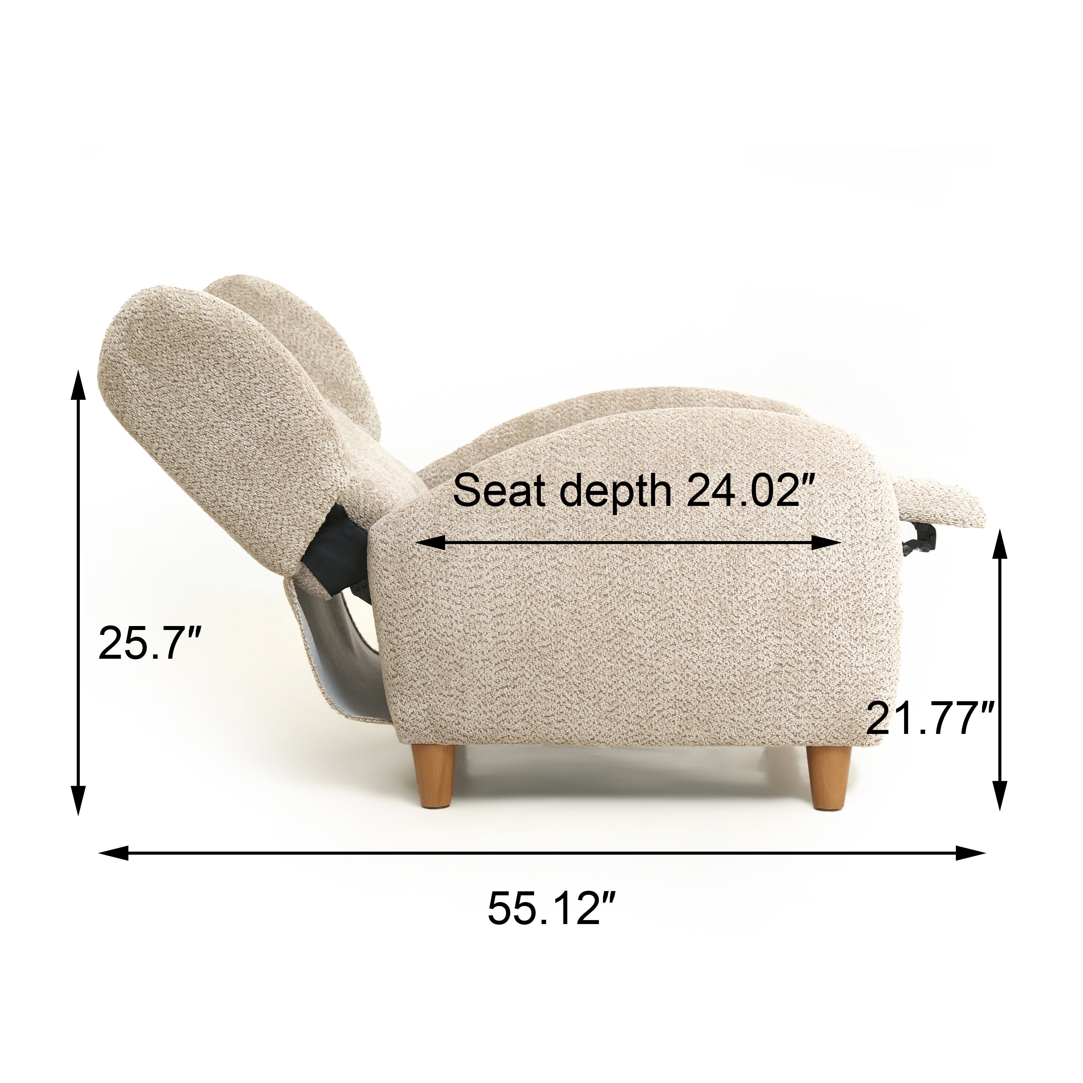 Nordic Chenille Fabric Multifunctional Chair
