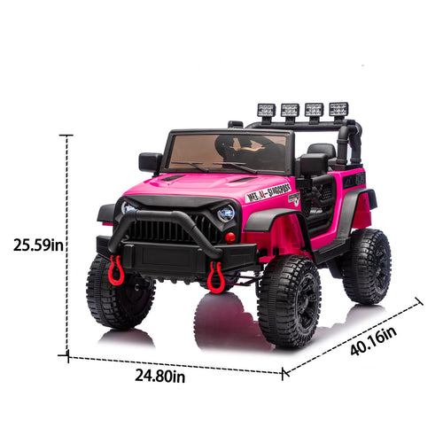 24V Kids Ride-On Car with Parents Remote Control