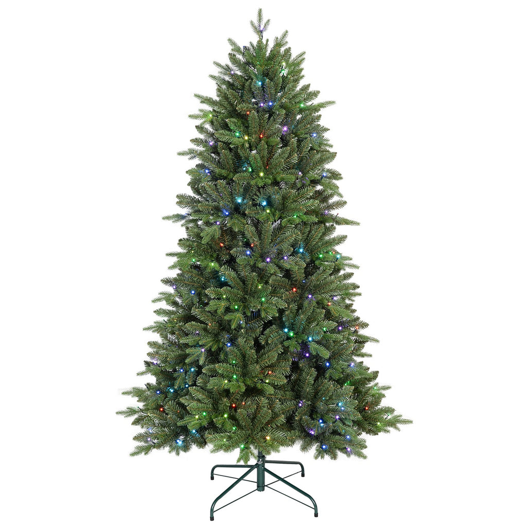 7FT Prelit Christmas Tree with 340 RGB LED Lights